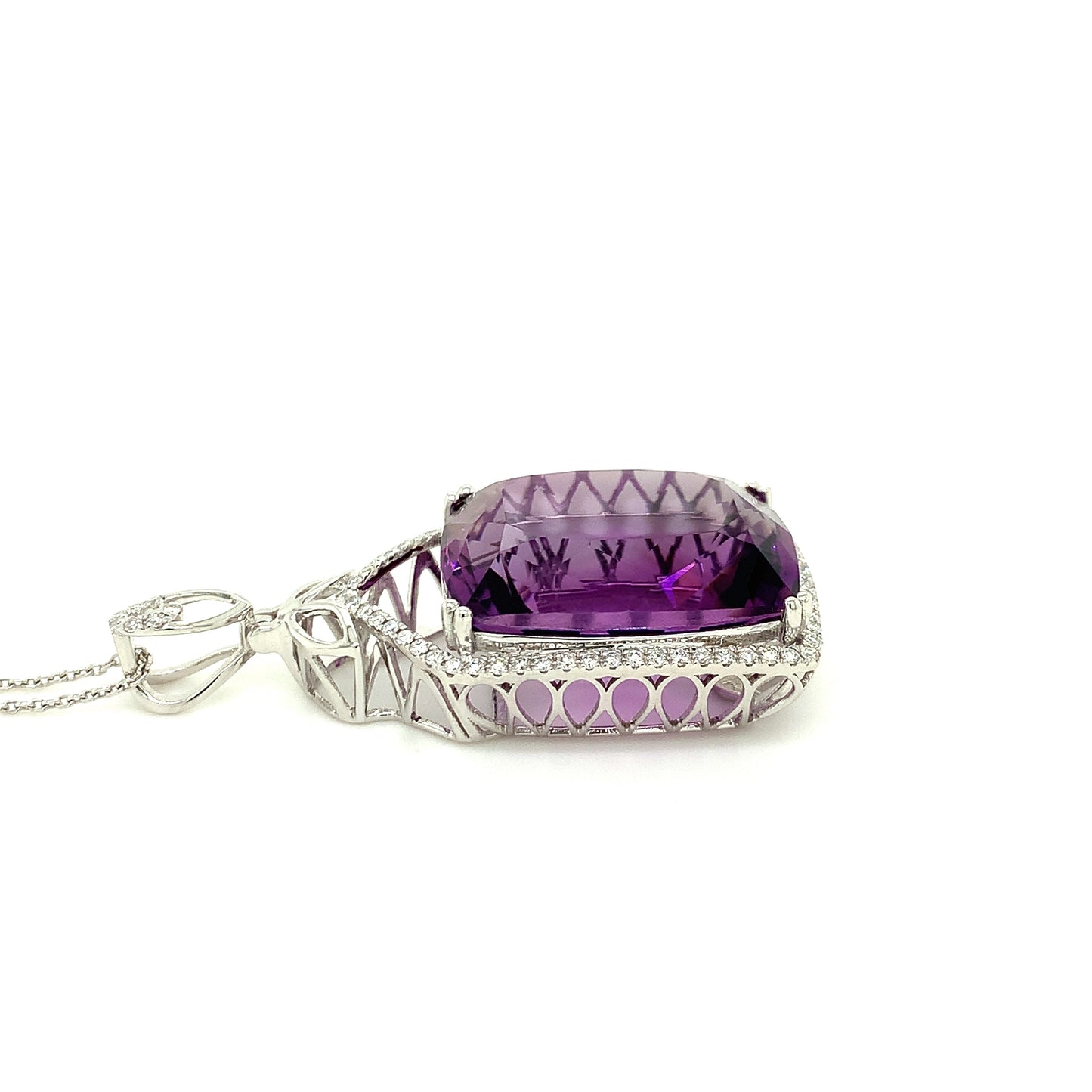28 Carat Amethyst Pendant
