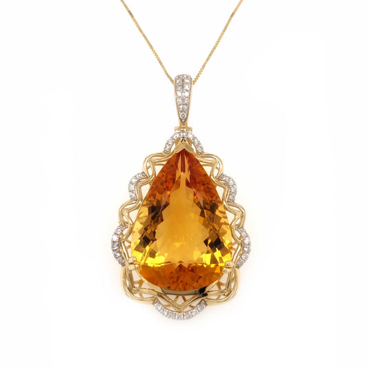 21 Carat Citrine Pendant