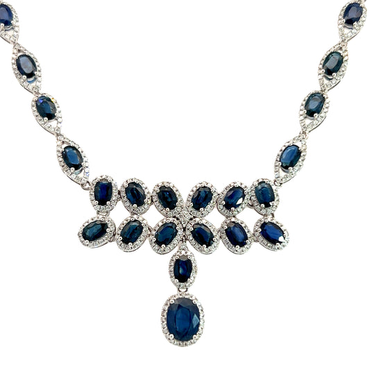 17 Carat Sapphire Necklace