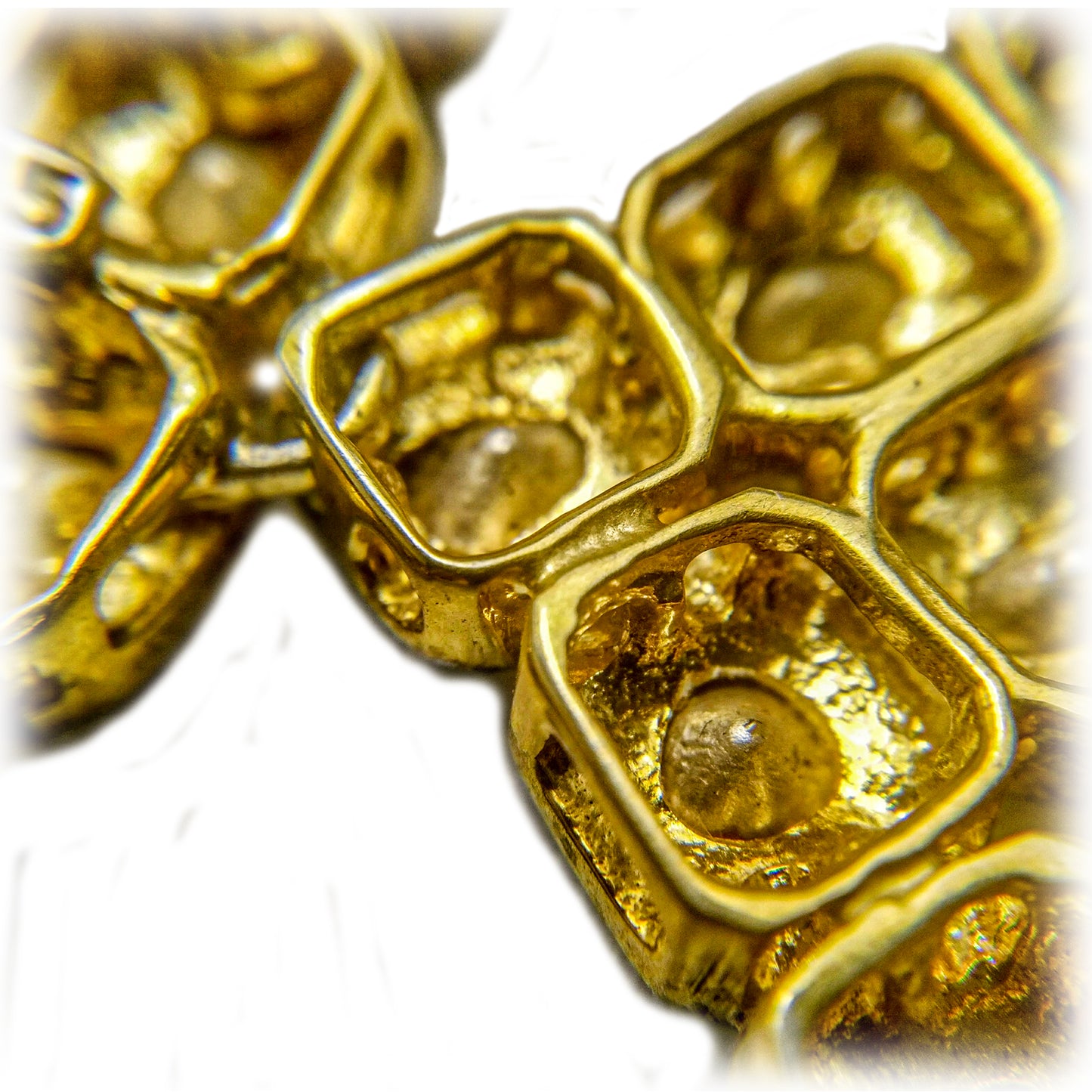 17 Carats Fancy Cut Diamond Mughal Necklace