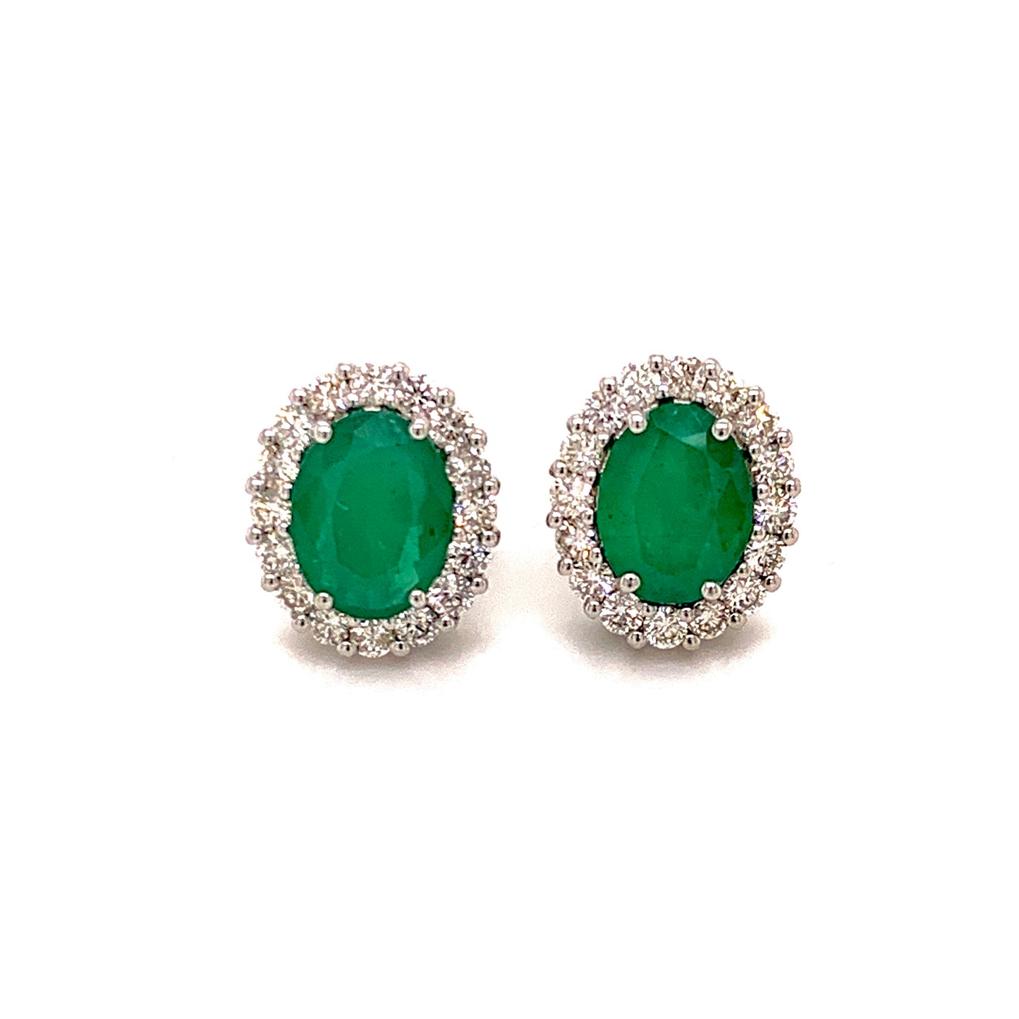 37.73 Carats Emerald Diamond Necklace Set