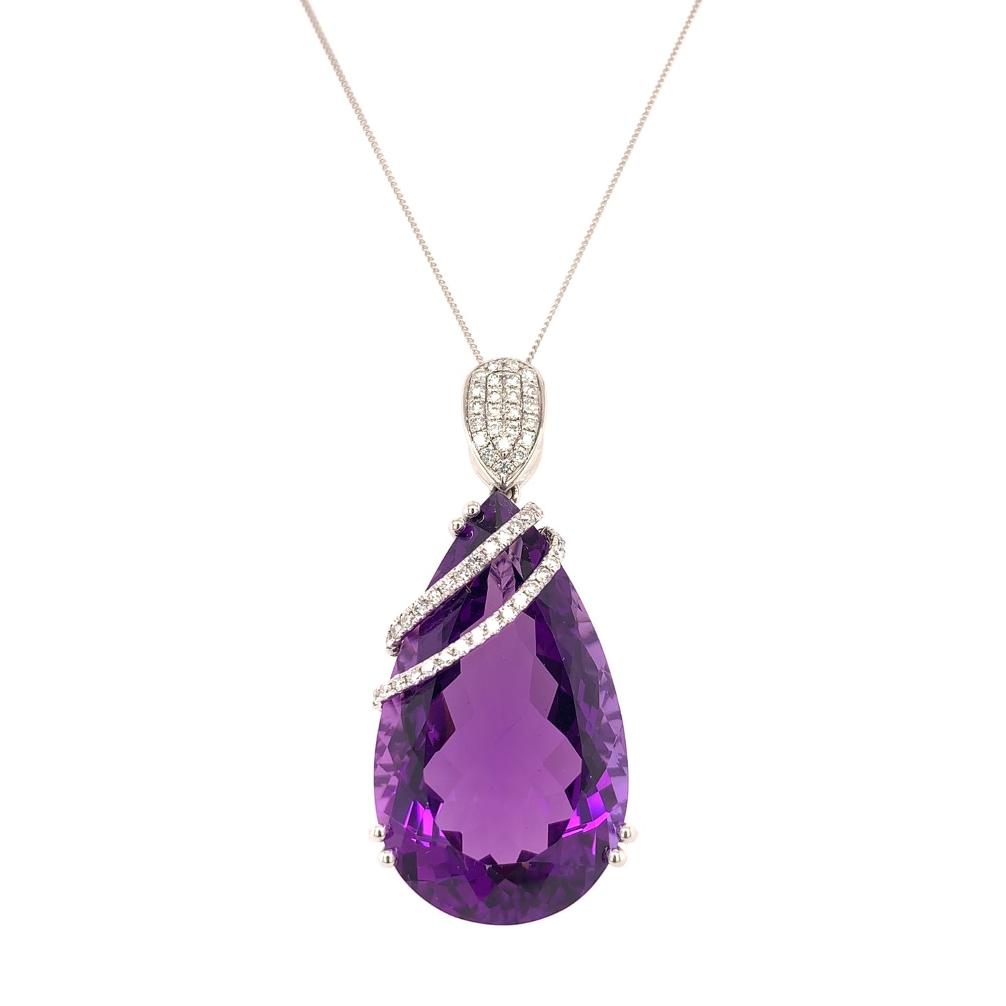 37.22 Carat Amethyst Pendant
