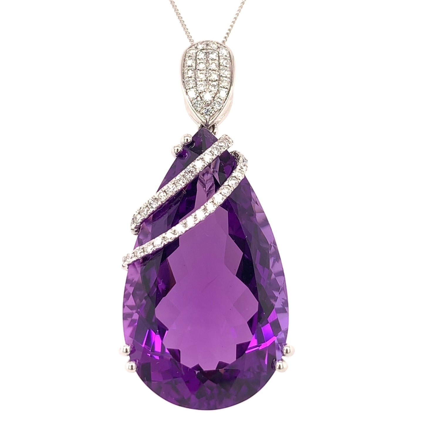 37.22 Carat Amethyst Pendant