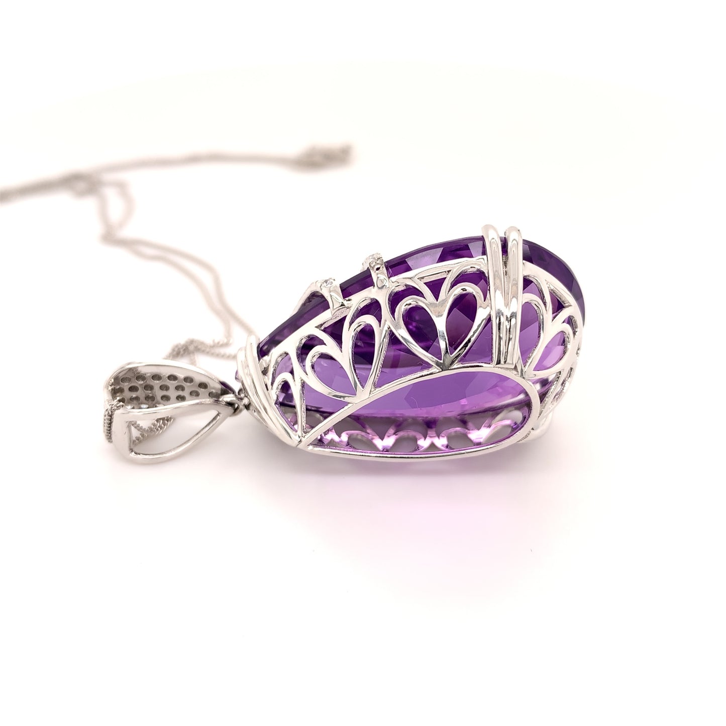 37.22 Carat Amethyst Pendant