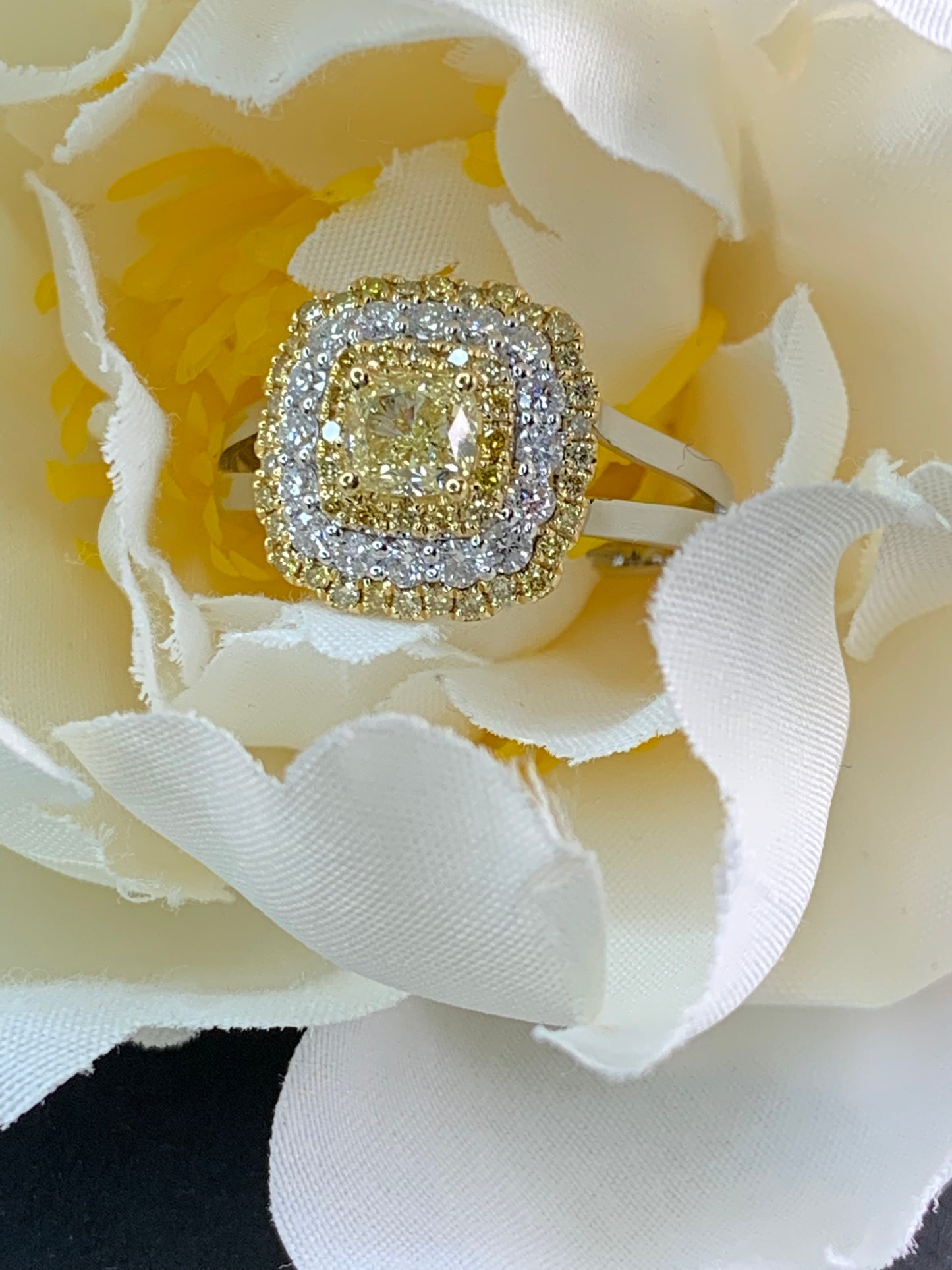 Fancy Yellow Diamond Ring