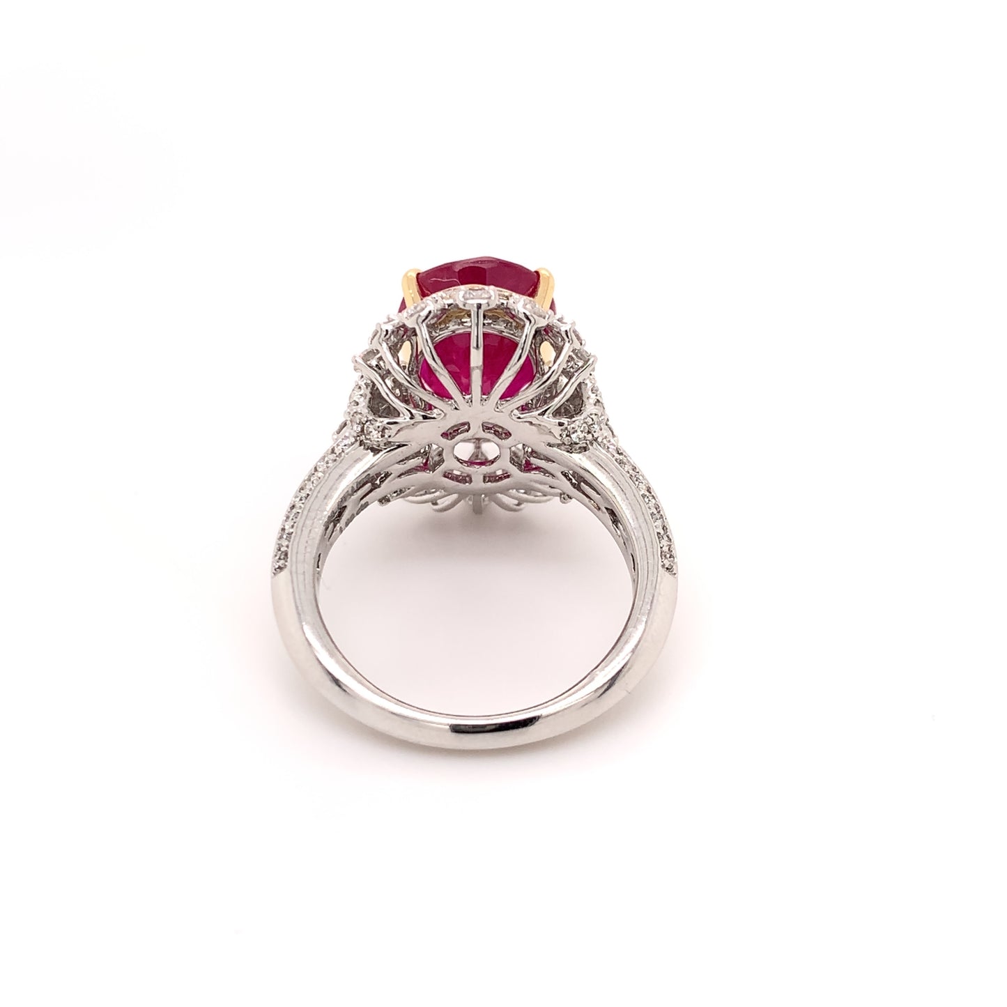 5.83 Carats Ruby Cocktail Ring