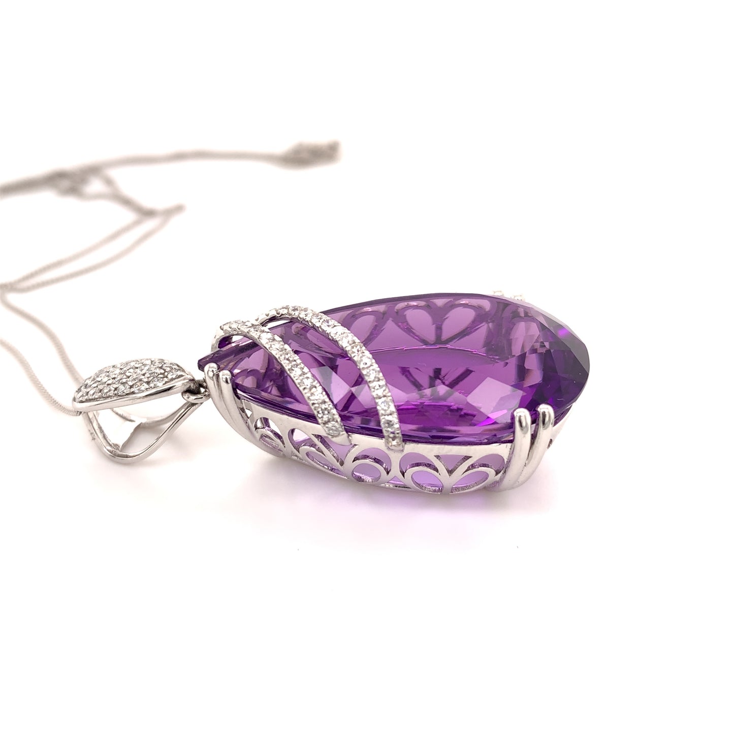 37.22 Carat Amethyst Pendant