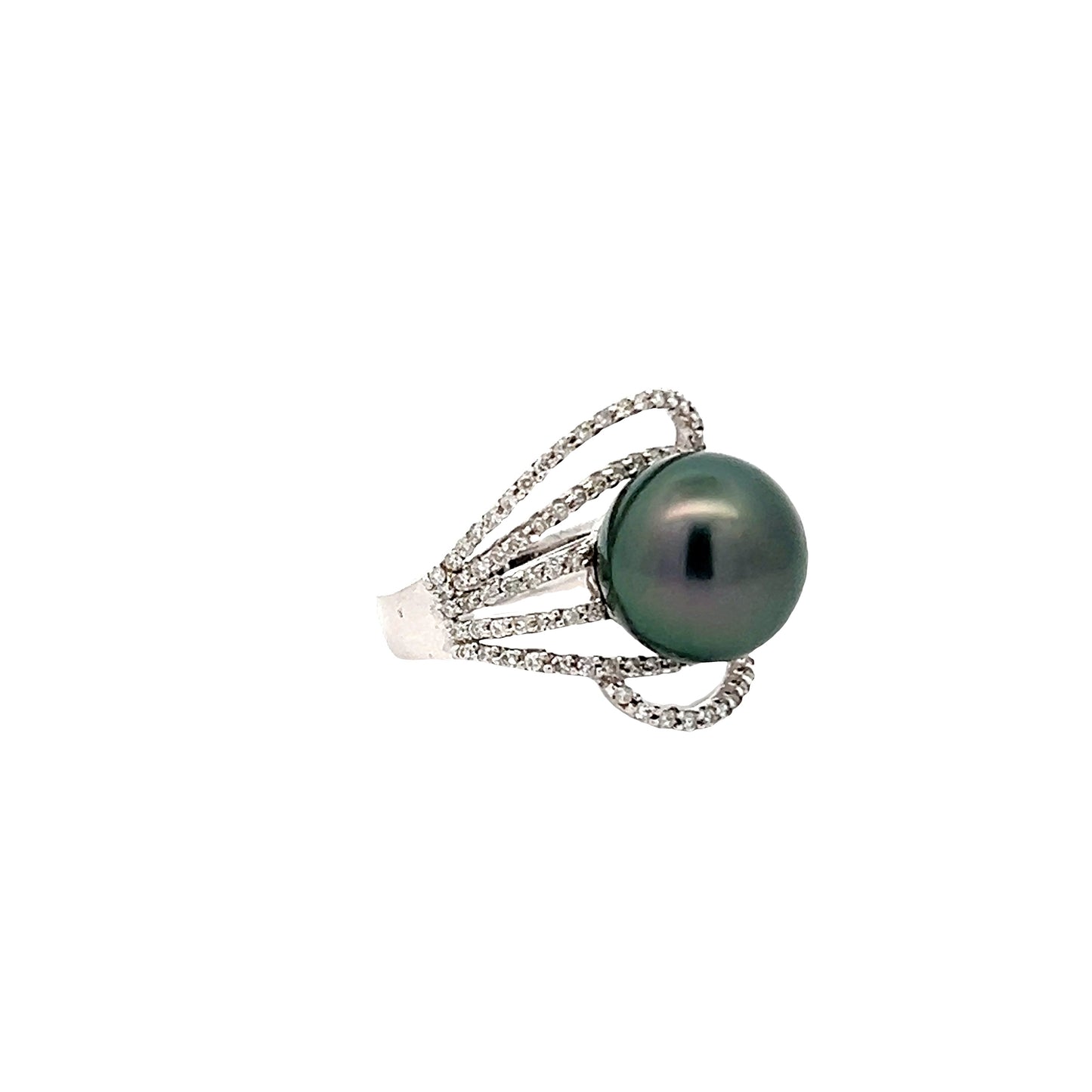 13.25MM Tahitian Pearl Cocktail Ring