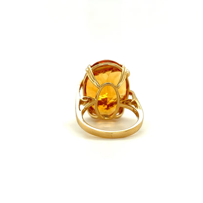 18.12 Citrine Diamond Ring