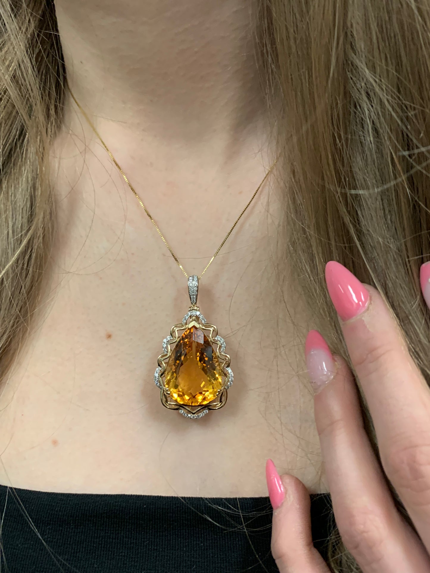 21 Carat Citrine Pendant