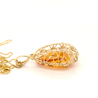 21 Carat Citrine Pendant