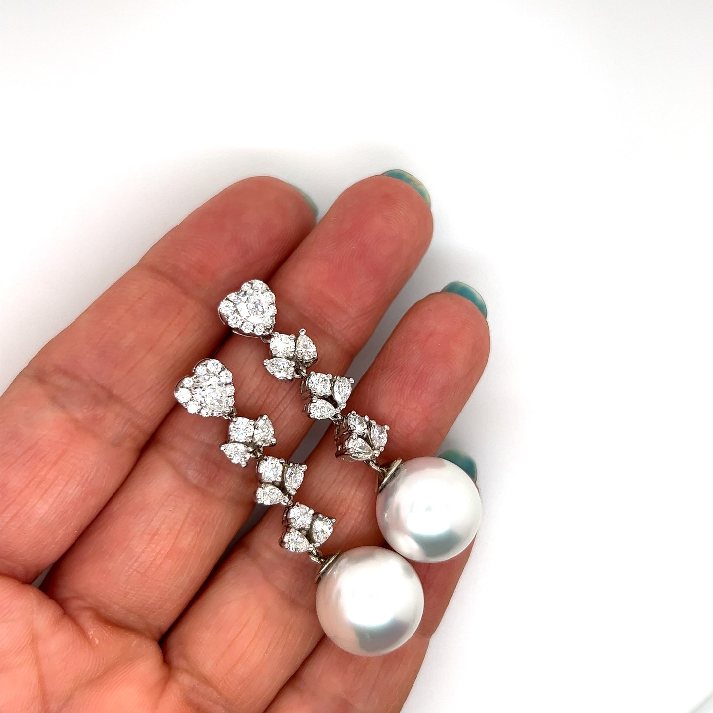 South Sea Pearl Dangling Earrings