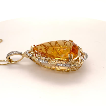 21 Carat Citrine Pendant