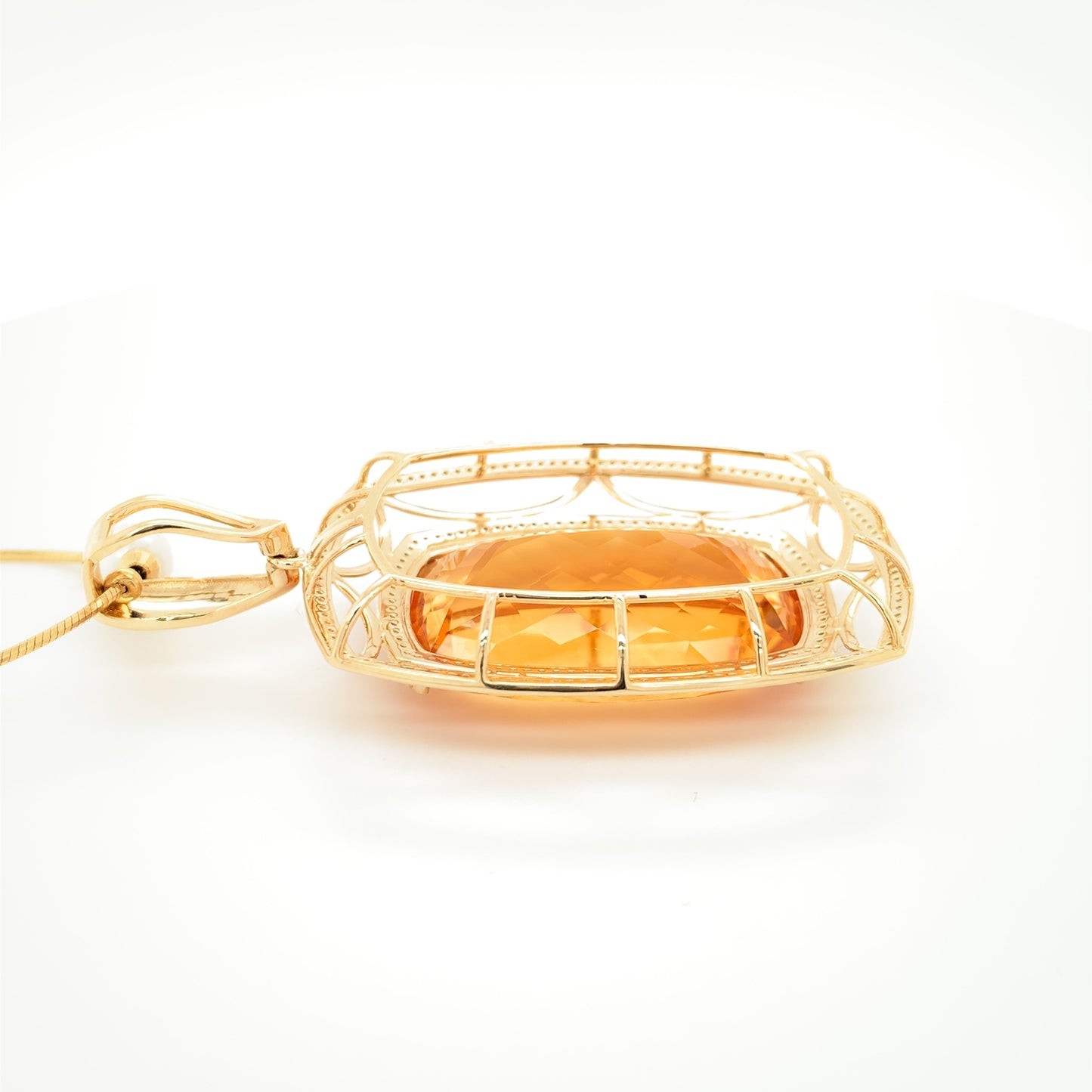 35 Carat Citrine Pendant