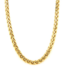 Yellow Gold Palm Necklace Chain - 24"