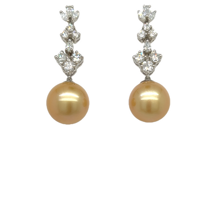 13MM South Sea Pearl Earrings