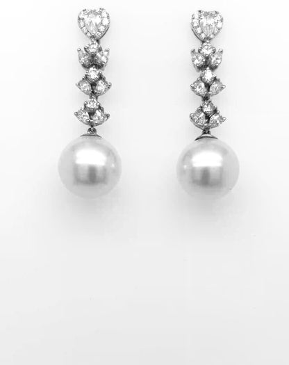 South Sea Pearl Dangling Earrings