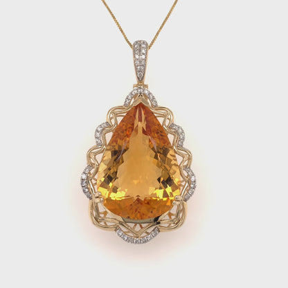 21 Carat Citrine Pendant