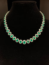 37.73 Carats Emerald Diamond Necklace Set