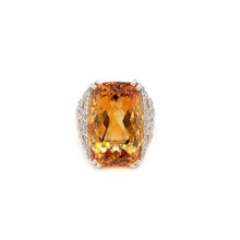 14.60 Carats Citrine Cocktail Ring