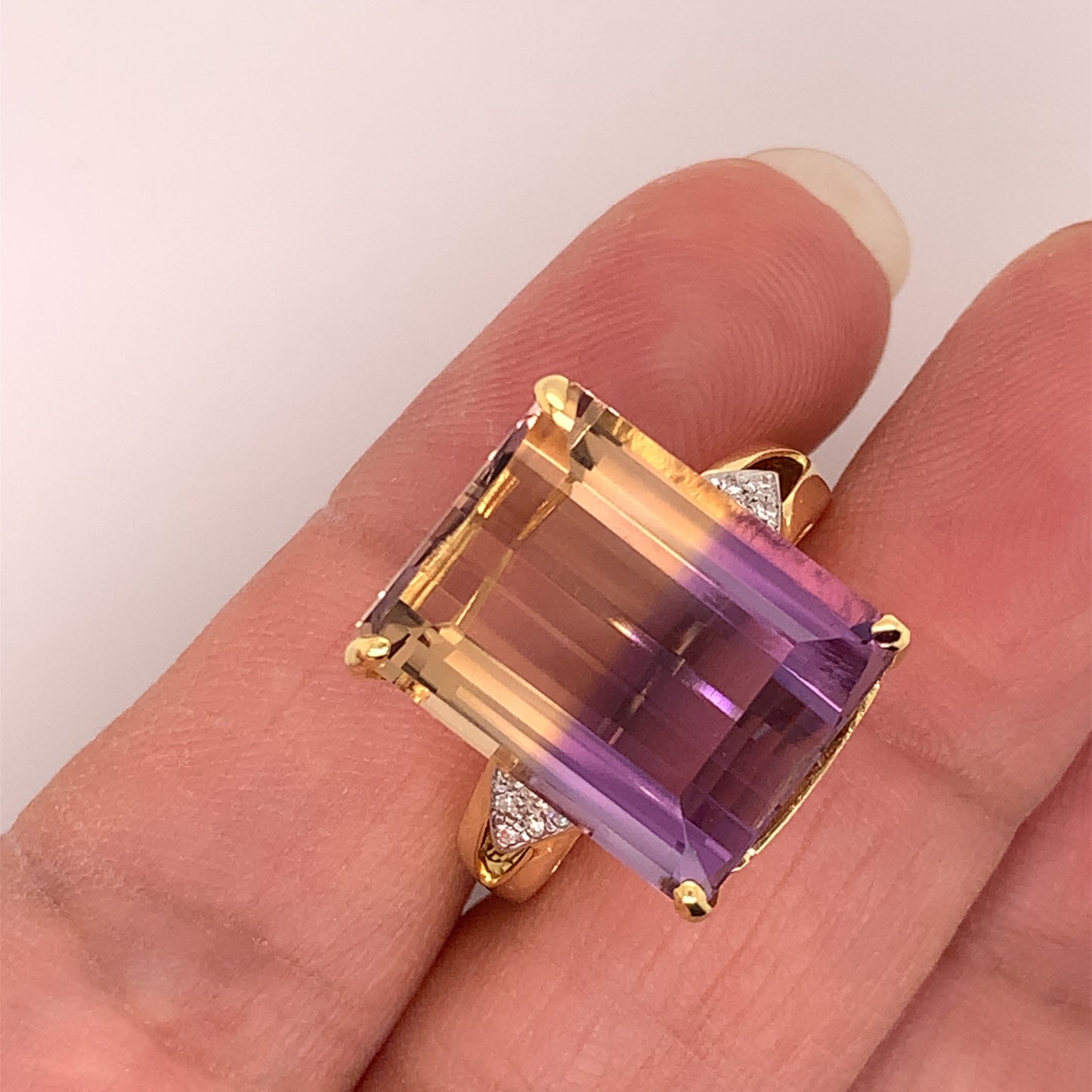 Ametrine Cocktail Ring