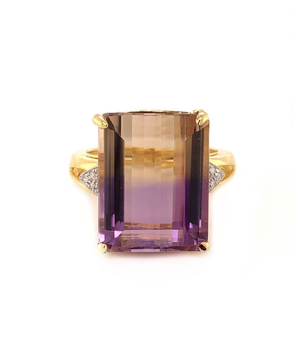 Ametrine Cocktail Ring