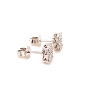 0.49 Carat Diamond Cluster Earrings