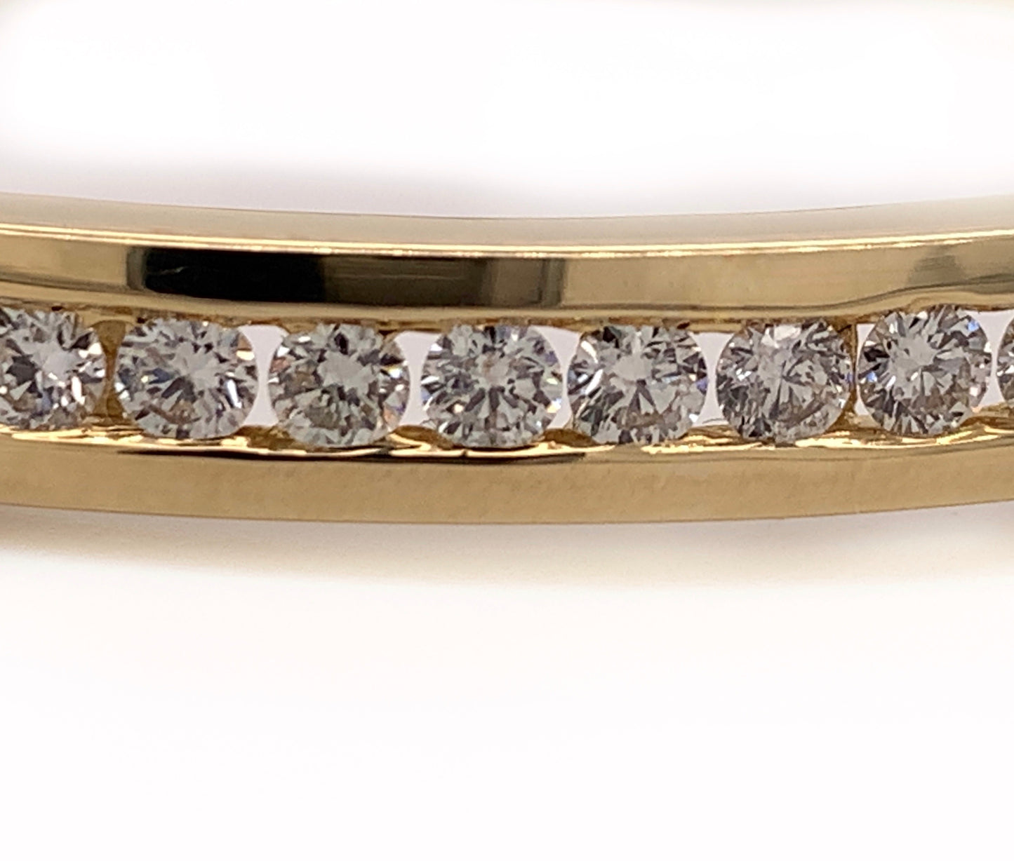 1.68 Diamond Yellow Gold Bangle