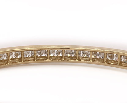 1.68 Diamond Yellow Gold Bangle