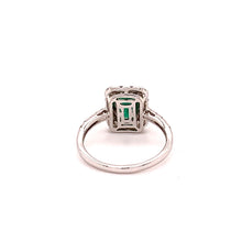 0.97 Carat Emerald Diamond Ring
