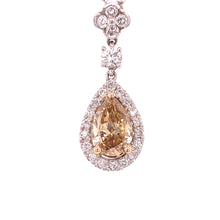 GIA Fancy Brown-Yellow Diamond Pendant