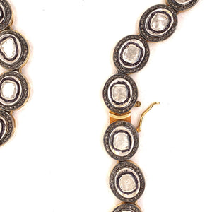 20 Carats Fancy Cut Diamond Mughal Necklace