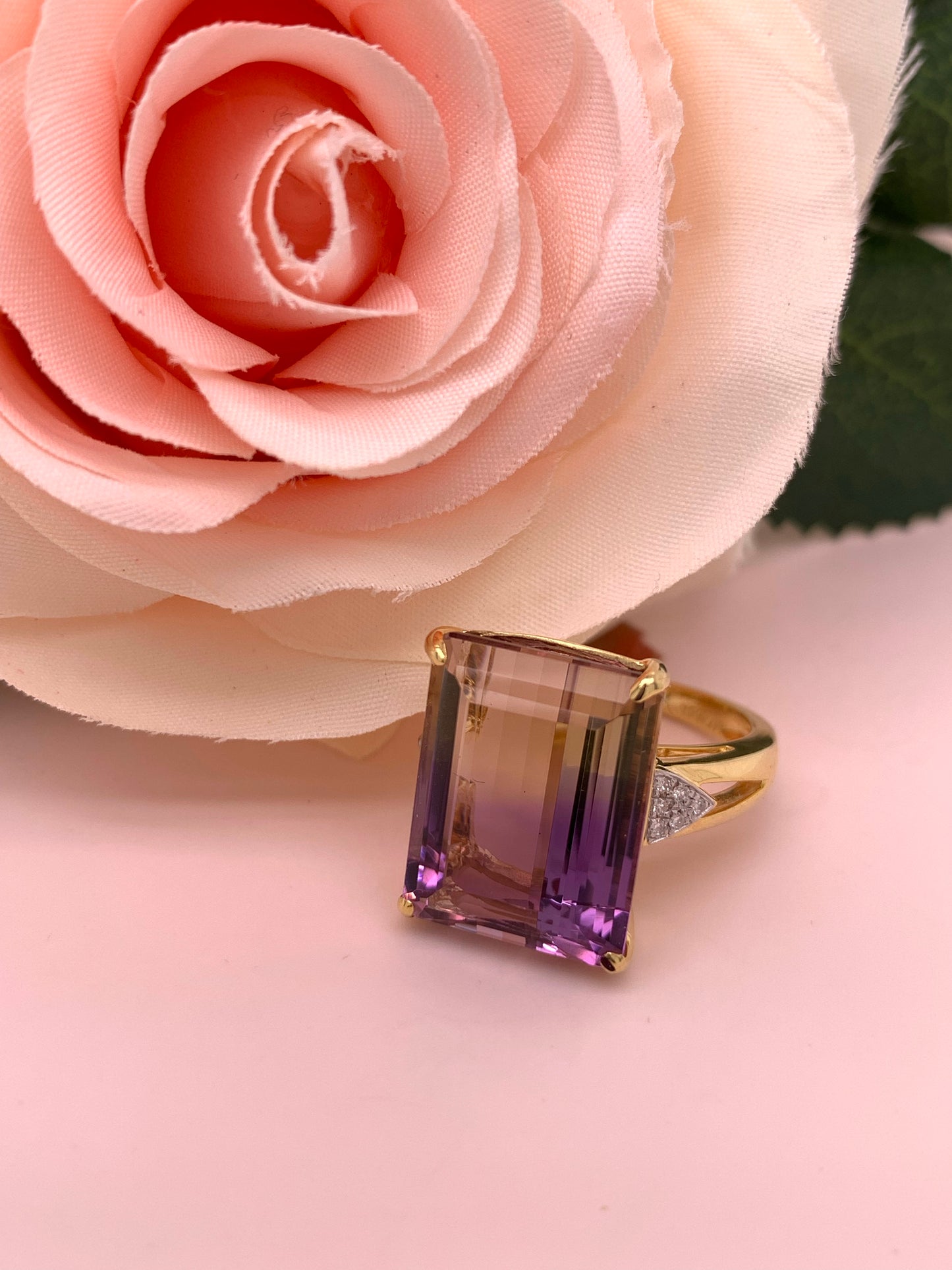 Ametrine Cocktail Ring