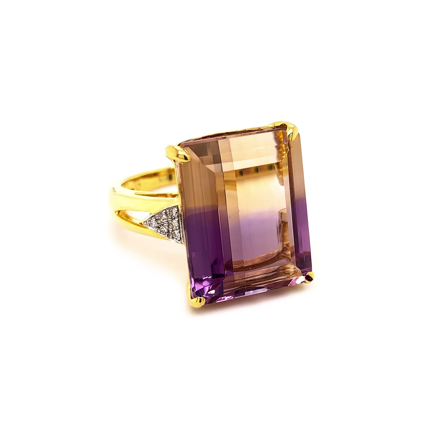 Ametrine Cocktail Ring