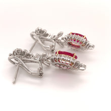 19.32 Carat Ruby Diamond Necklace Set