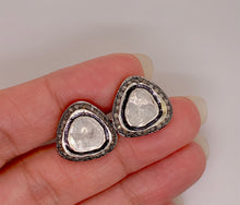 1.25 Carats Fancy Cut Diamond Mughal Earrings