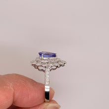 1.95 Carat Tanzanite Diamond Cocktail Ring